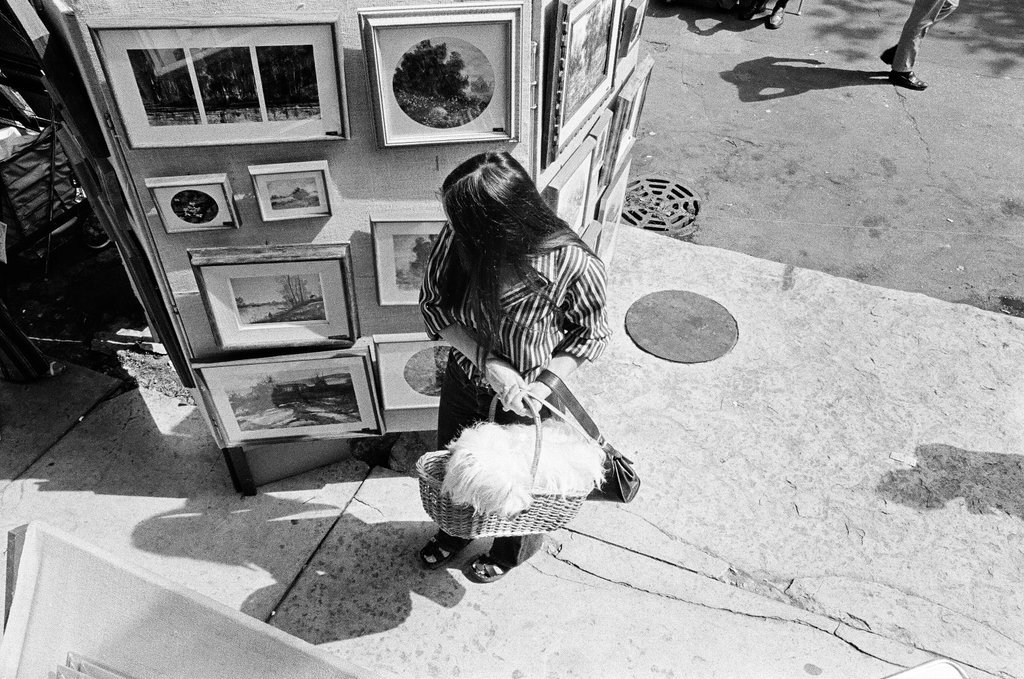Old Town art fair - Chuck (Charles) Kirman for Chicago Sun-Times