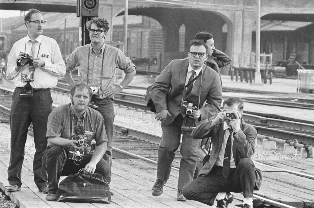 Flying Scotsman steam engine at Dearborn Station - Jack Lenahan,Pete Peters for Chicago Sun-Times