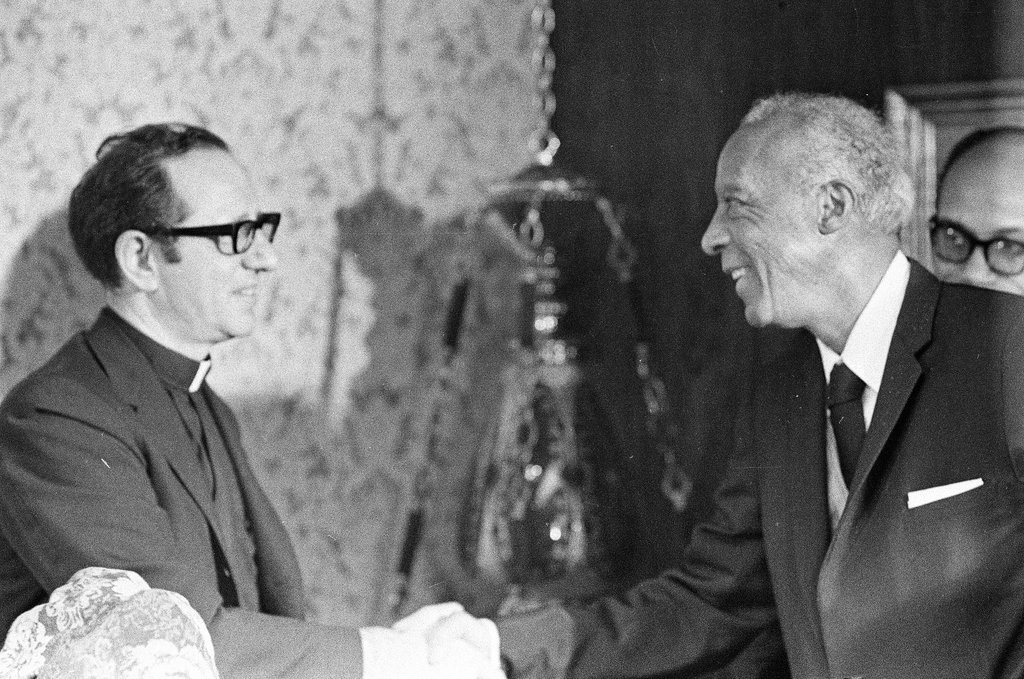 A. Philip Randolph and others at a dinner - Don Bierman for Chicago Sun-Times