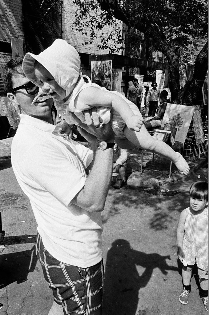 Old Town art fair - Chuck (Charles) Kirman for Chicago Sun-Times