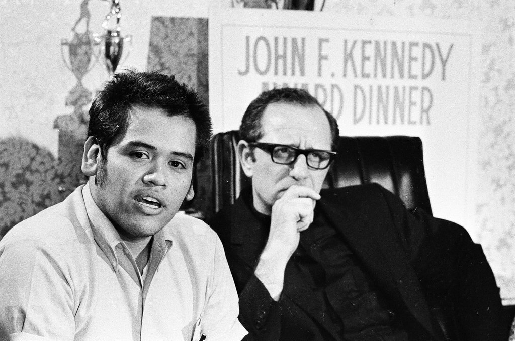A. Philip Randolph and others at a dinner - Don Bierman for Chicago Sun-Times