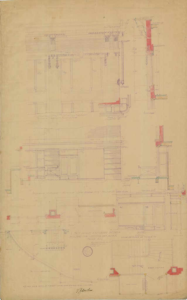 Architectural plan of the Schipper & Block Building - Holabird & Roche