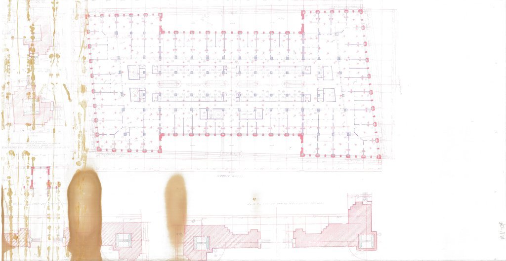 Architectural plan of the Equitable Life Assurance Building - D. H. Burnham & Co.