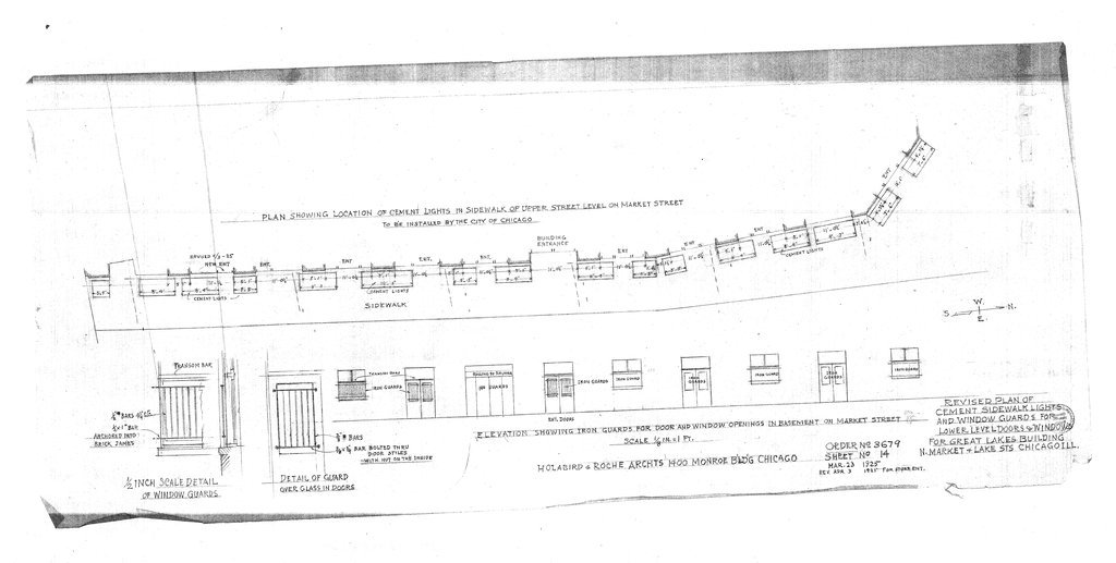 Revision plan alterations for the Great Lakes Building - Holabird & Roche