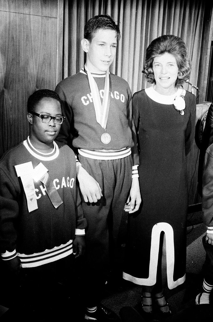 Mayor Daley and Eunice Kennedy Shriver meet with Special Olympics winners - Chicago Sun-Times