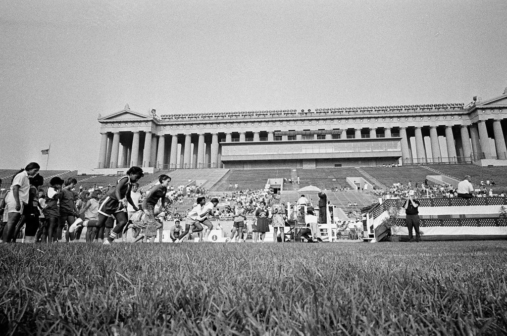 50 yard dash at Special Olympics - Pete Peters,Joe Kordick for Chicago Sun-Times