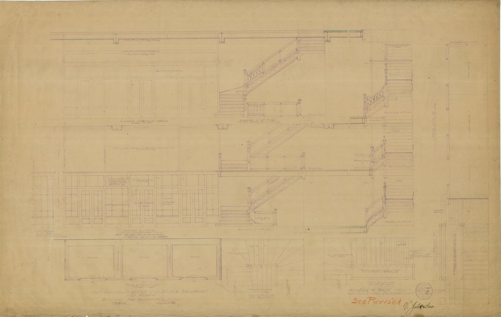 Architectural plan of the Schipper & Block Building - Holabird & Roche