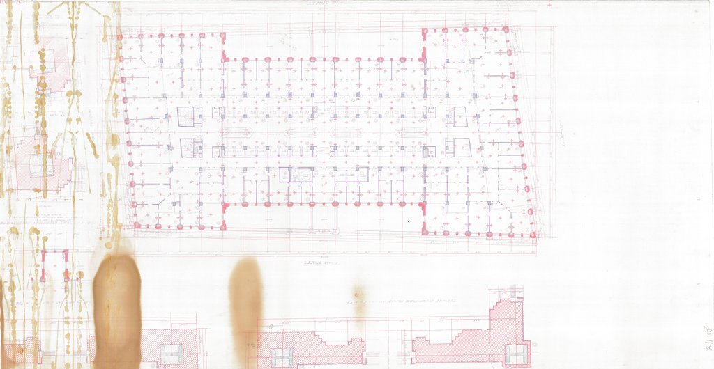Architectural plan of the Equitable Life Assurance Building - D. H. Burnham & Co.