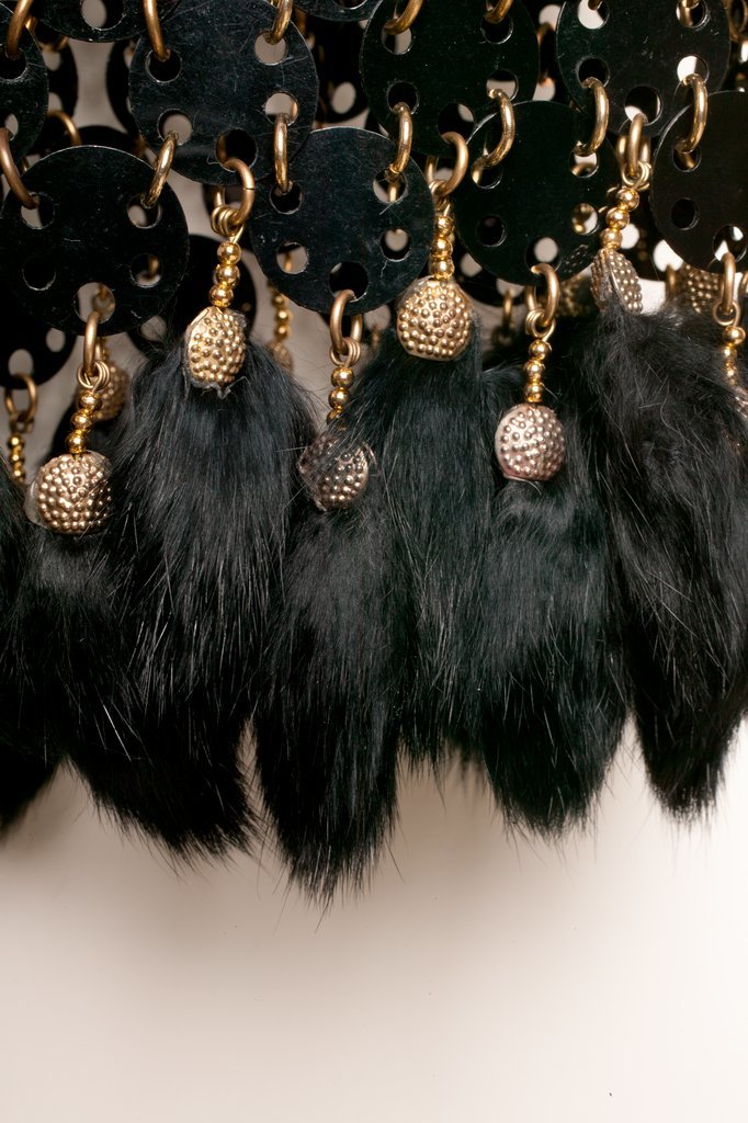 Women's ensemble by Paco Rabanne featured in Ebony Fashion Fair - Rabanne, Paco