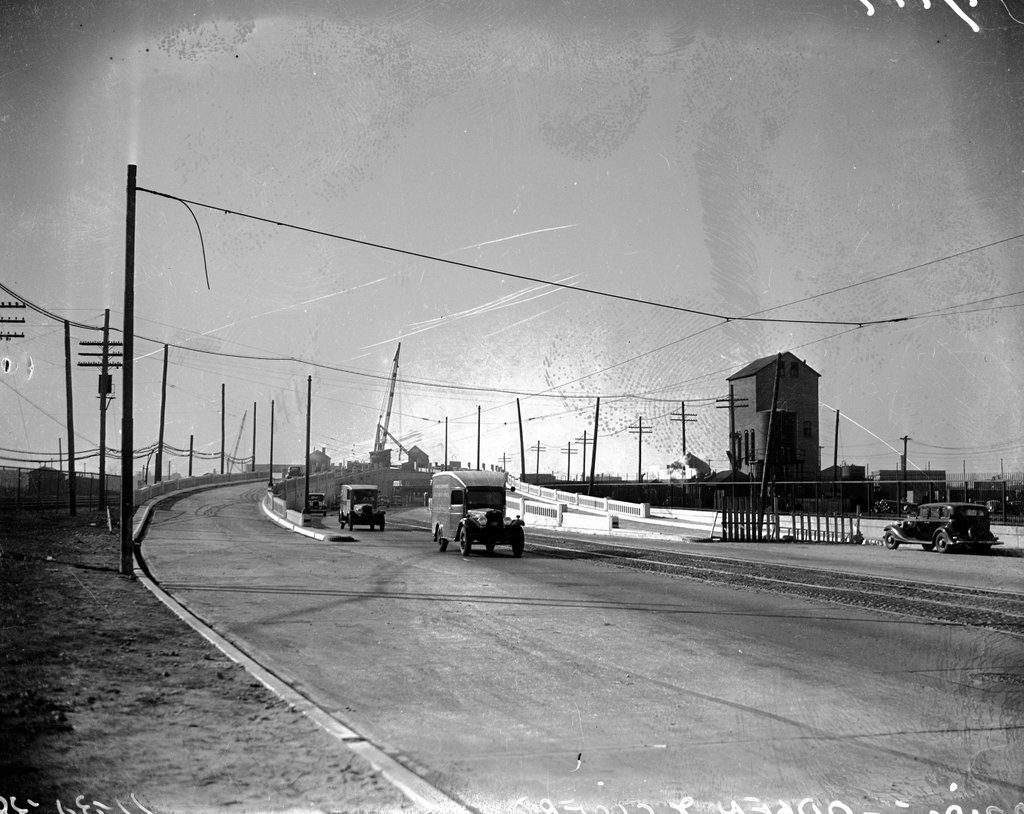 Ogden Avenue Bridge in Cicero - Chicago Daily News