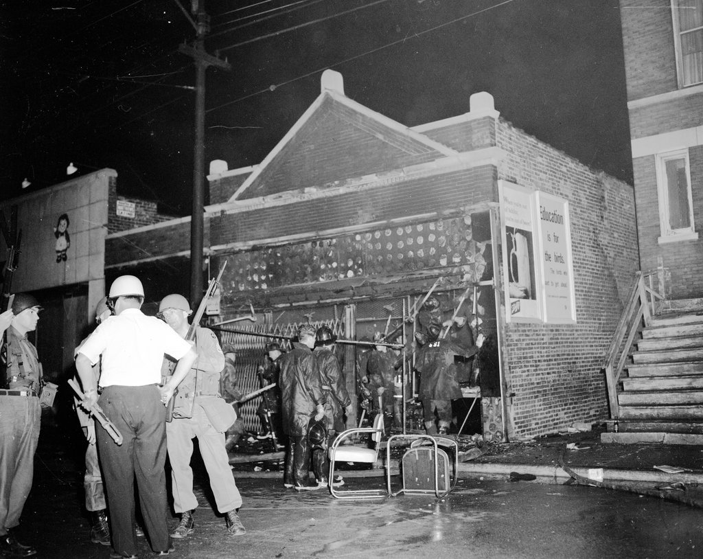 Fire during an uprising on the West Side - Chicago Sun-Times
