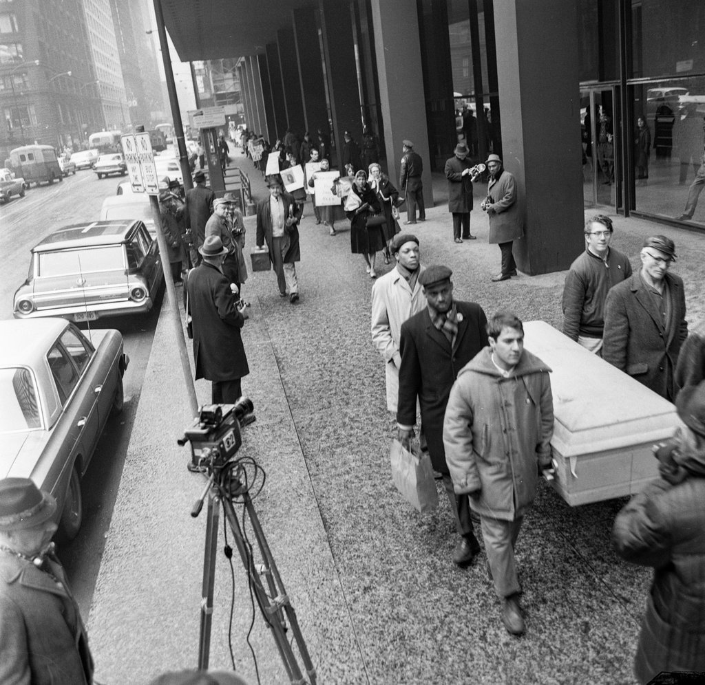 Student Nonviolent Coordinating Committee civil rights protest - Chicago Sun-Times