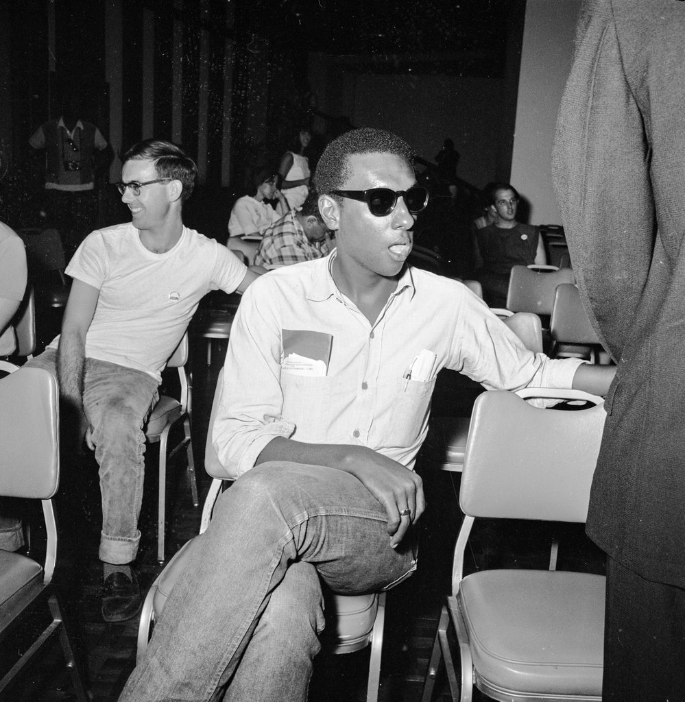 Stokely Carmichael speaking on Black Power in Evanston, Illinois - Chicago Sun-Times