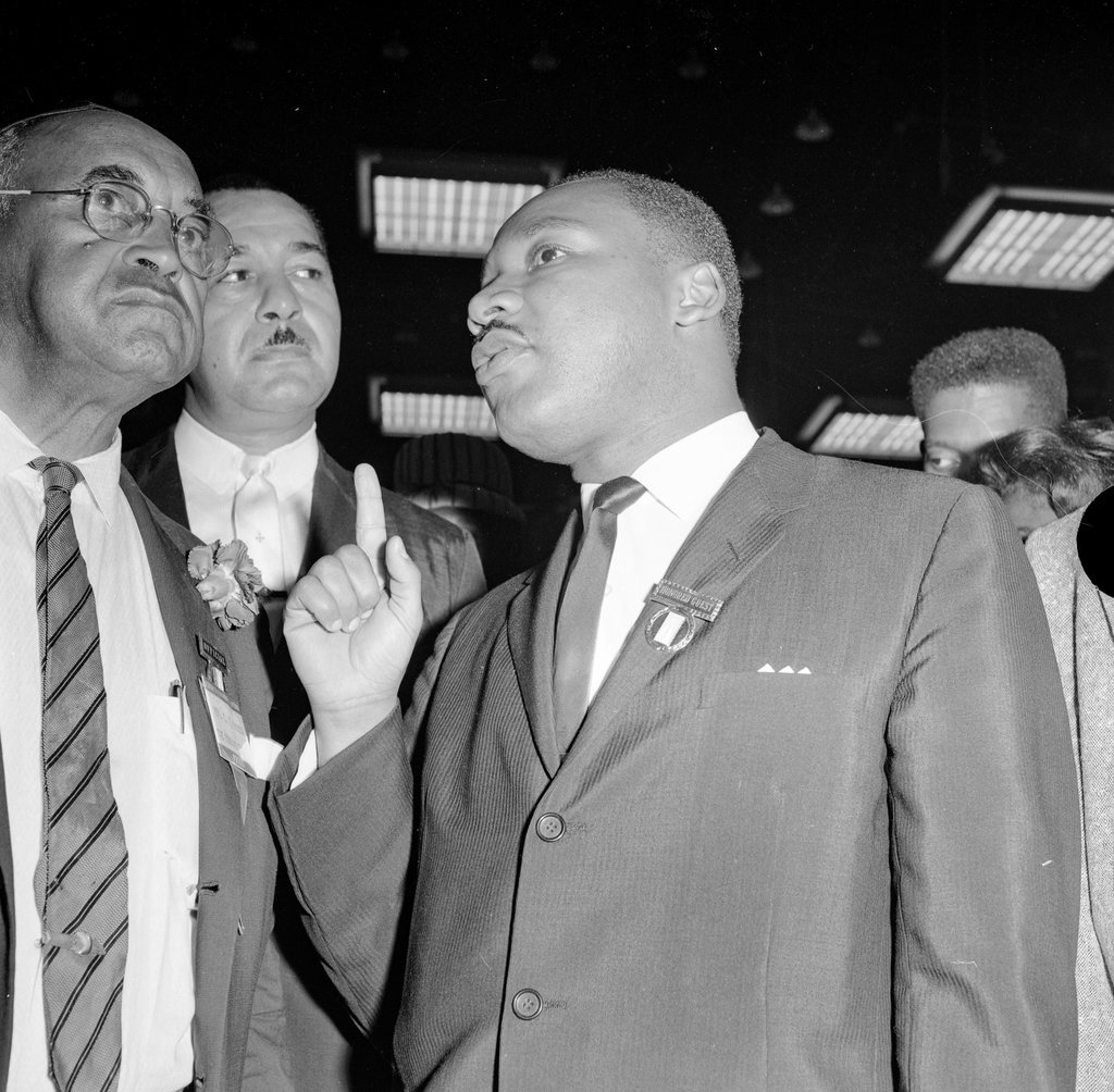 Dr. Martin Luther King Jr. at 'A Century of Negro Progress' exposition - Chicago Sun-Times