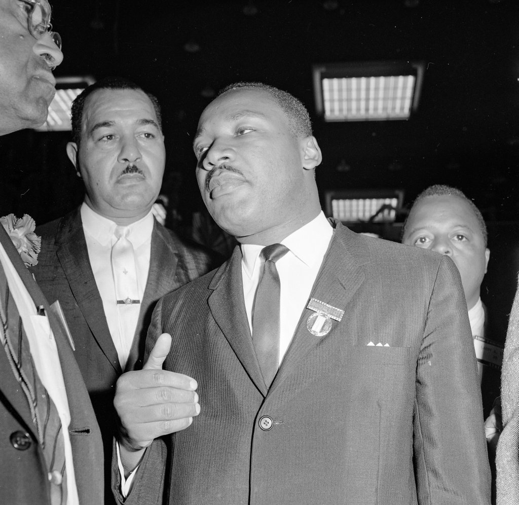 Dr. Martin Luther King Jr. at 'A Century of Negro Progress' exposition - Chicago Sun-Times