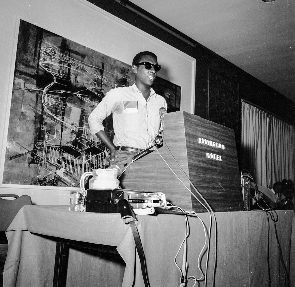 Stokely Carmichael speaking on Black Power in Evanston, Illinois - Chicago Sun-Times