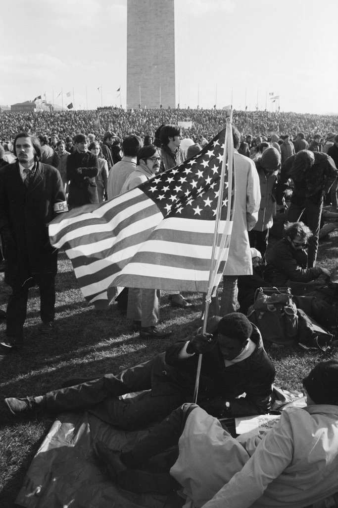 Moratorium to End the War in Vietnam march - Haun, Declan, 1937-1994