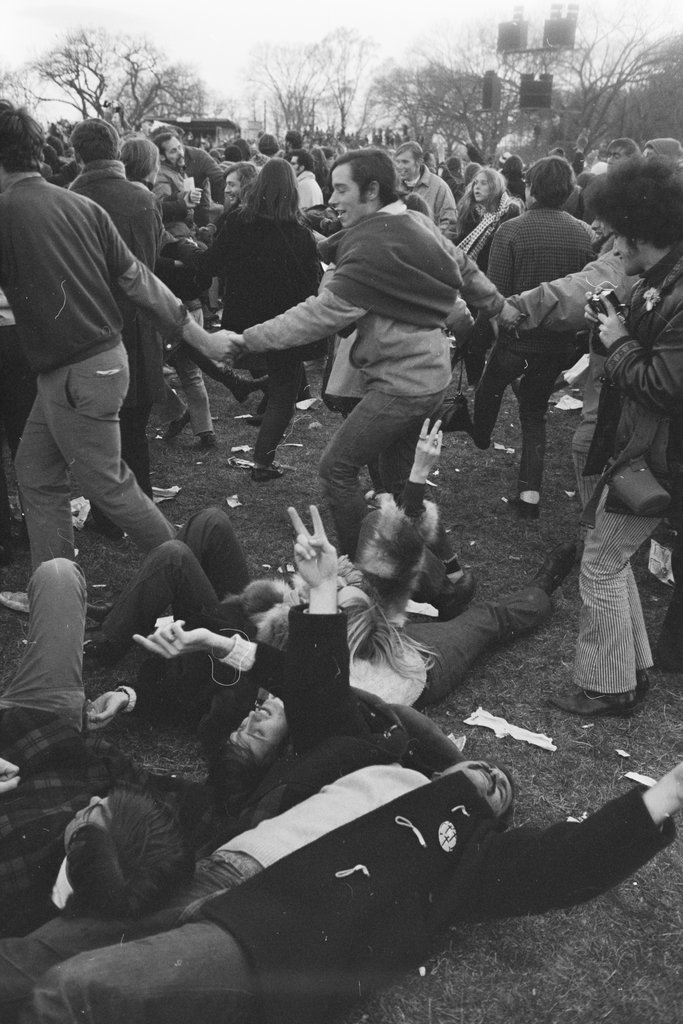 Moratorium to End the War in Vietnam march - Haun, Declan, 1937-1994