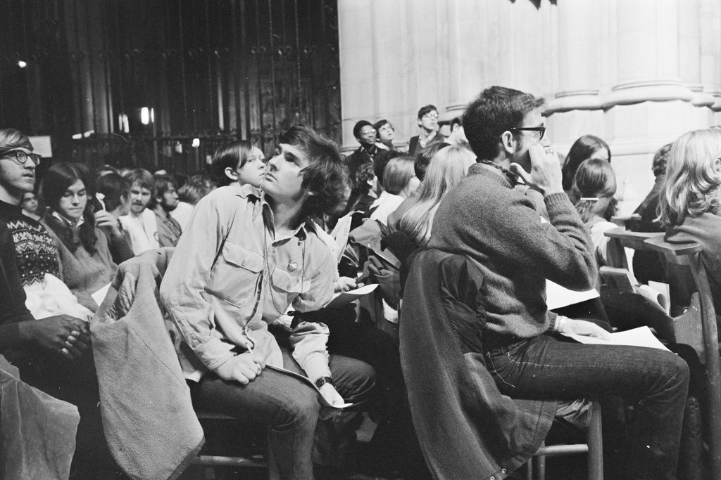 Moratorium to End the War in Vietnam rally - Haun, Declan, 1937-1994