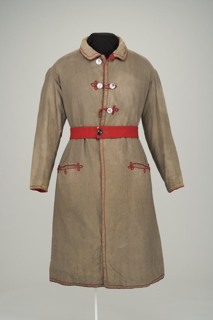 Samuel Greeley coat worn during the Chicago Fire of 1871