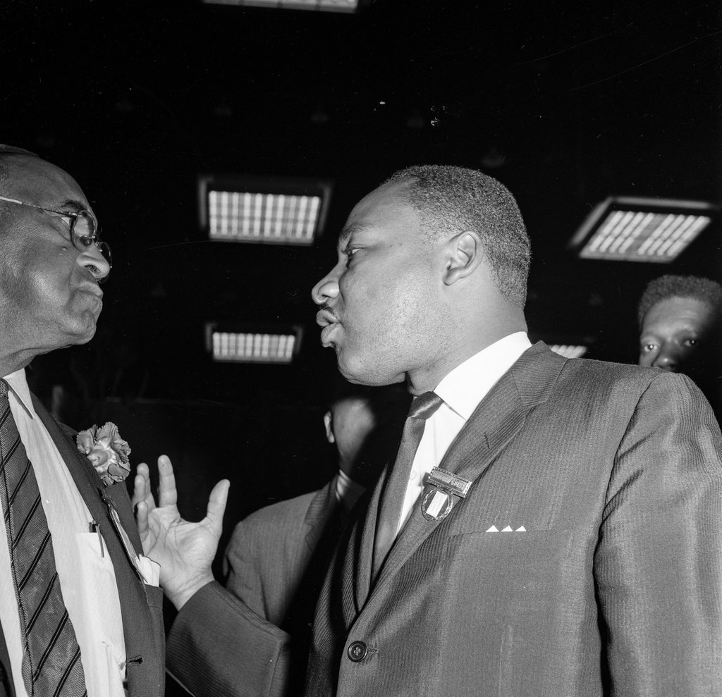 Dr. Martin Luther King Jr. at 'A Century of Negro Progress' exposition - Chicago Sun-Times