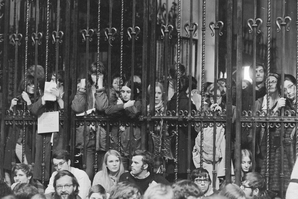 Moratorium to End the War in Vietnam rally - Haun, Declan, 1937-1994