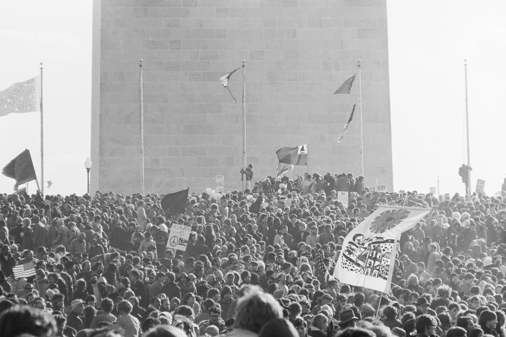 Moratorium to End the War in Vietnam march - Haun, Declan, 1937-1994