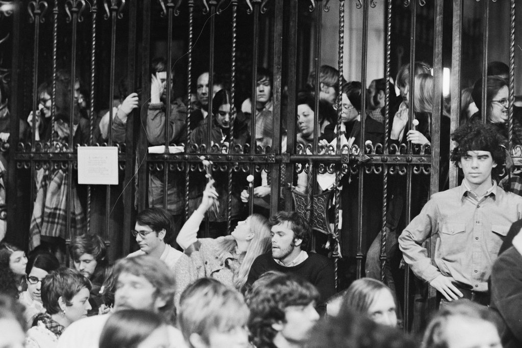 Moratorium to End the War in Vietnam rally - Haun, Declan, 1937-1994