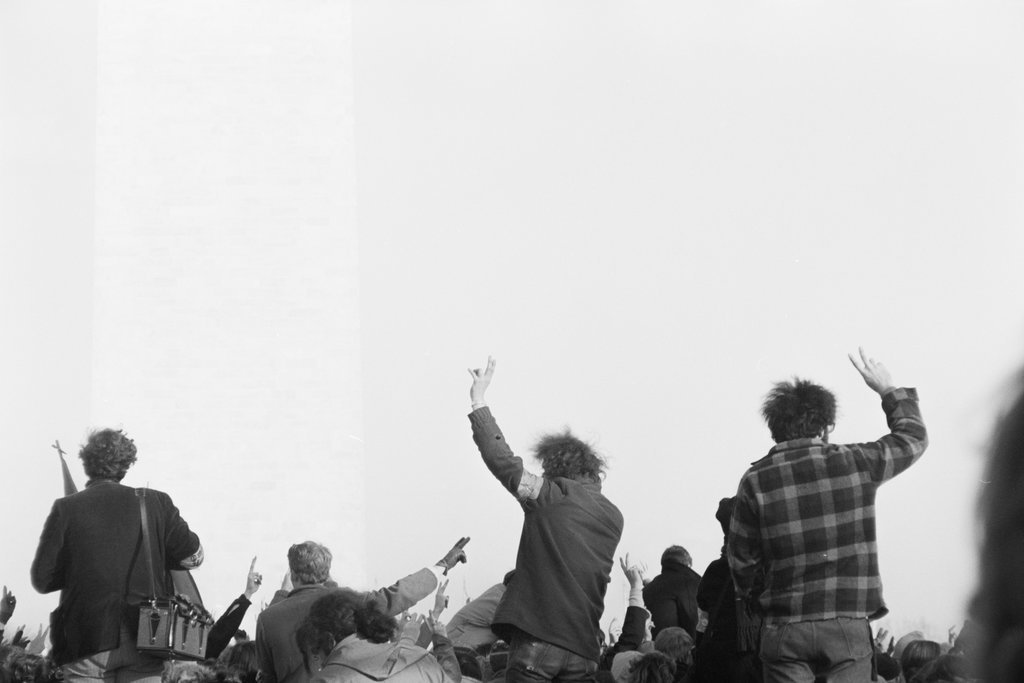 Moratorium to End the War in Vietnam march - Haun, Declan, 1937-1994