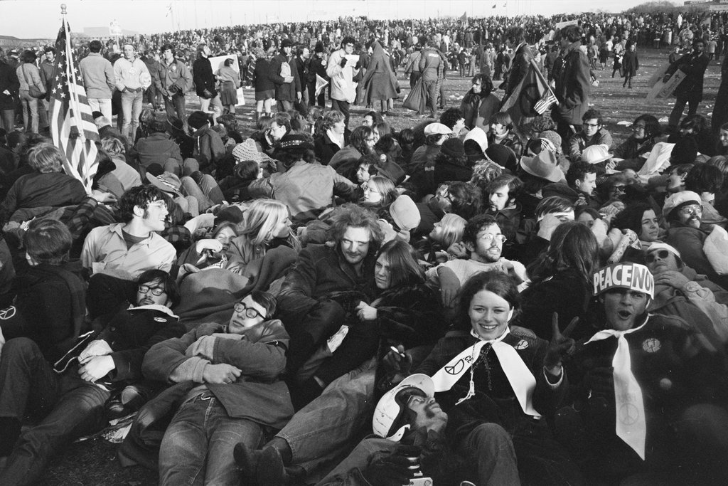 Moratorium to End the War in Vietnam march - Haun, Declan, 1937-1994