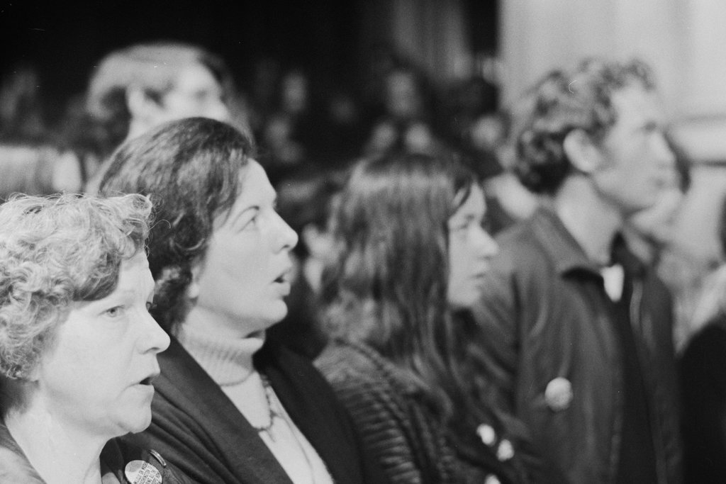 Moratorium to End the War in Vietnam rally - Haun, Declan, 1937-1994