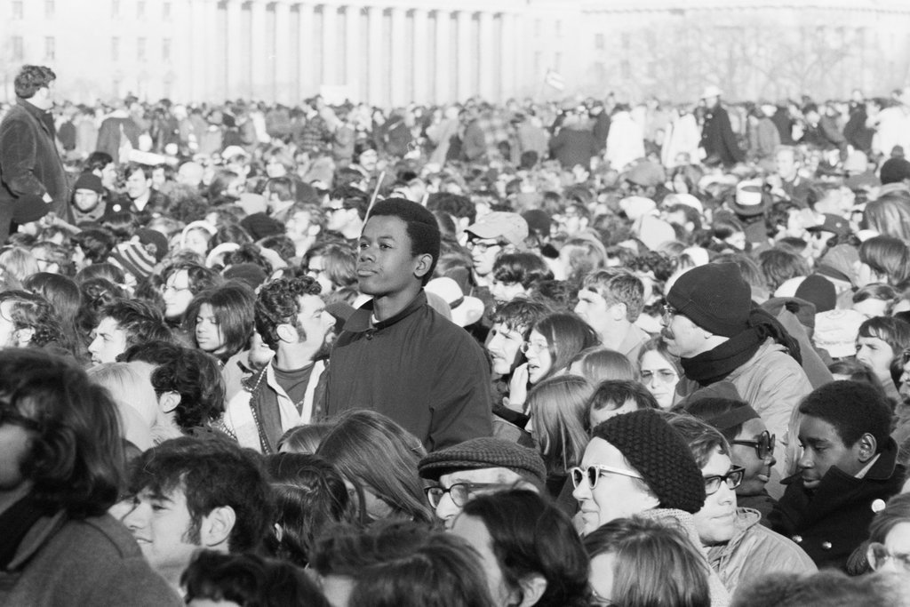 Moratorium to End the War in Vietnam march - Haun, Declan, 1937-1994