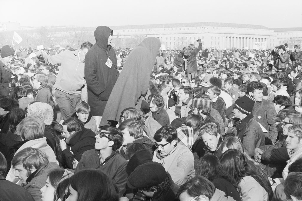 Moratorium to End the War in Vietnam march - Haun, Declan, 1937-1994