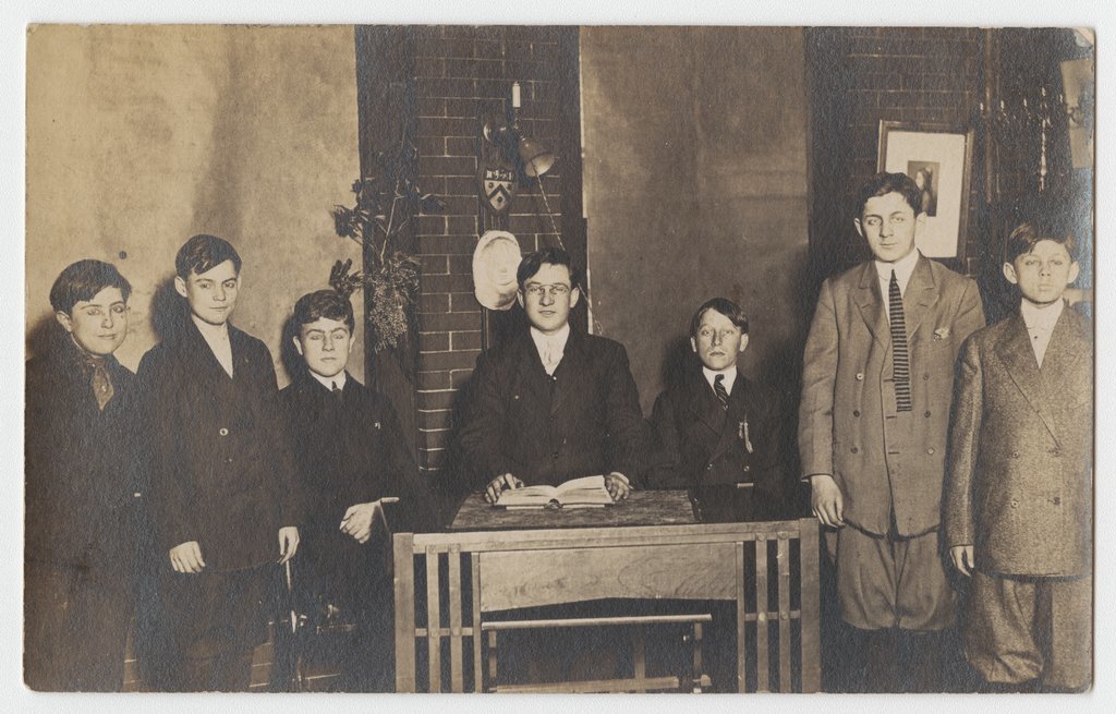 Youths at the Mary McDowell Settlement House