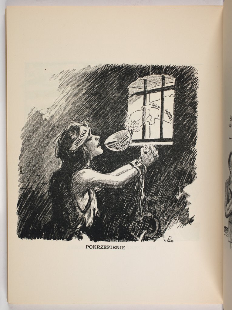 Politcal cartoon in book of World War Two cartoons - Krawiec, Wladislaw