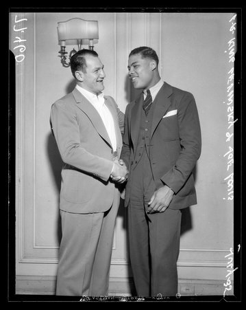 Boxers King Levinsky and Joe Louis - Chicago Daily News, Inc.
