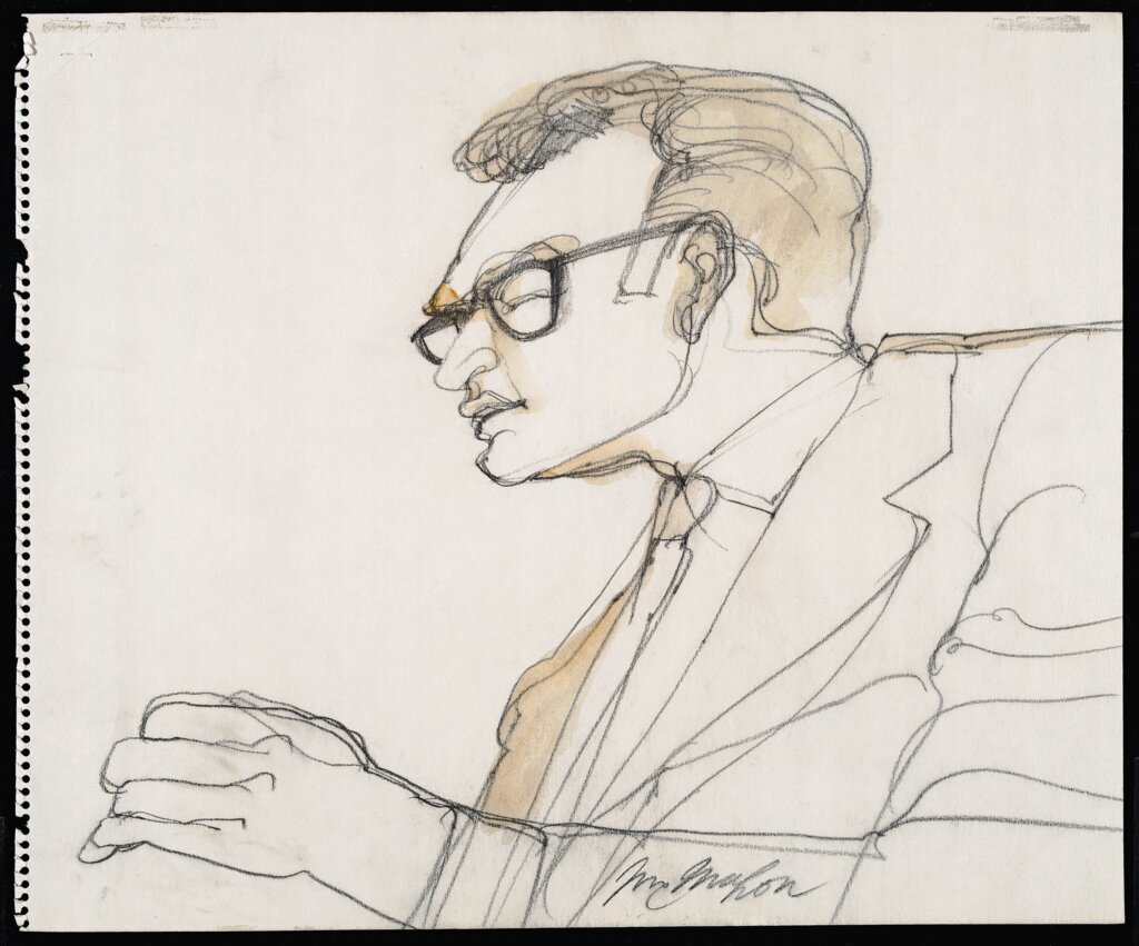 Prosecuting Attorney Richard Schultz at Chicago Seven (Chicago Eight) Trial - McMahon, Franklin