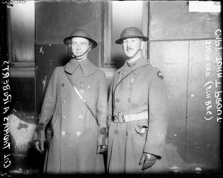 Colonel Thomas A. Roberts and Captain John T. Prout - Chicago Daily News, Inc.
