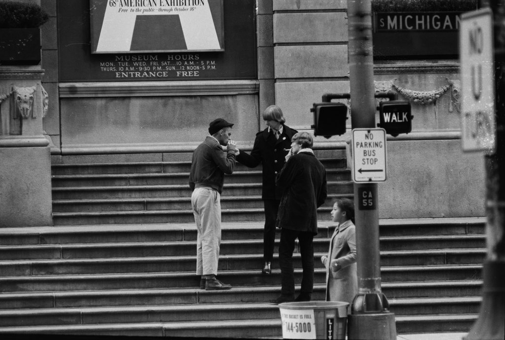 Art Institute steps - Haun, Declan, 1937-1994