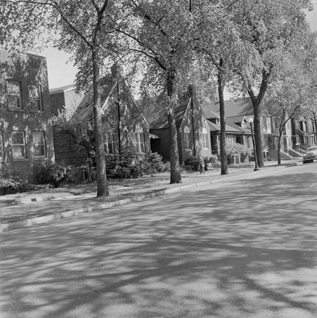 Street view at 60th Street and Loomis Boulevard in Englewood - Mead, Mildred