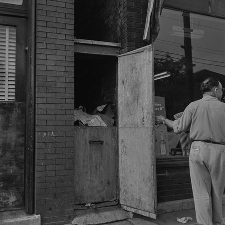 Garbage trap at 420 and 422 West 69th Street in Englewood - Mead, Mildred