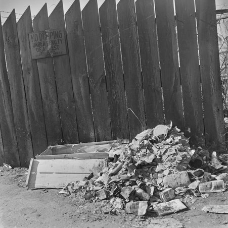Fence at East 68th Street and South State Street in Greater Grand Crossing - Mead, Mildred