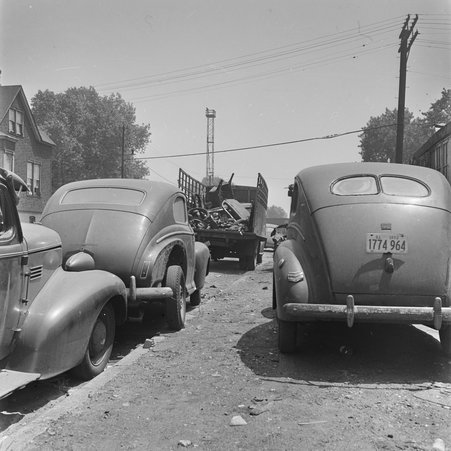 Junkyard at West 53rd Street and South Wentworth Avenue in Fuller Park - Mead, Mildred
