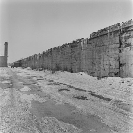 Pennsylvania railroad track elevation at West 44th Place and South Stewart Avenue in Fuller Park - Mead, Mildred