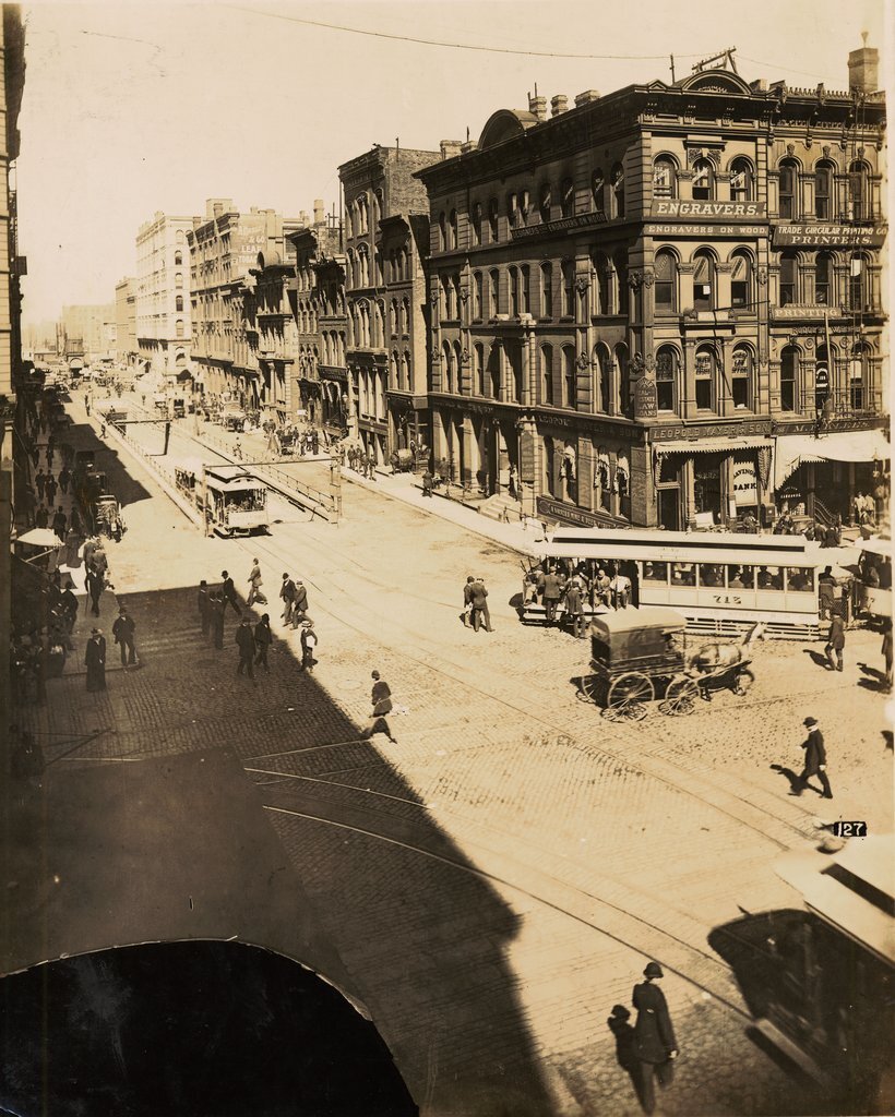 LaSalle Street scene - Interstate Photo Service
