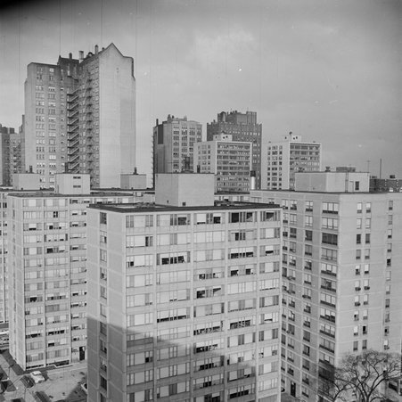 Aerial view from East Hyde Park Boulevard in Hyde Park - Mead, Mildred