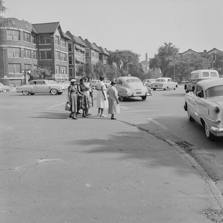Traffic at East 47th Street and South Drexel Avenue in Hyde Park-Kenwood - Mead, Mildred