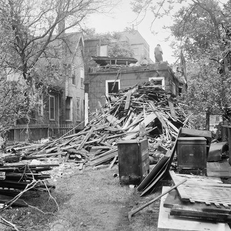 Demolition at 5456 South Blackstone Avenue in Hyde Park-Kenwood - Mead, Mildred