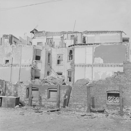 Demolition at 5463-5481 Dorchester Avenue in Hyde Park-Kenwood - Mead, Mildred