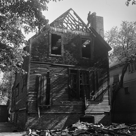 Exterior of Pratt House at 1226 East 57th Street in Hyde Park-Kenwood - Mead, Mildred